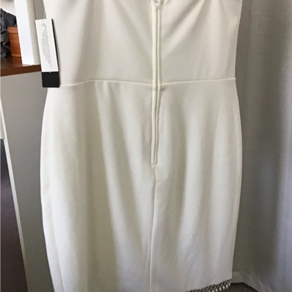 City Studio White Slip Dress with Spaghetti Straps for Weddings - Picture 2 of 4